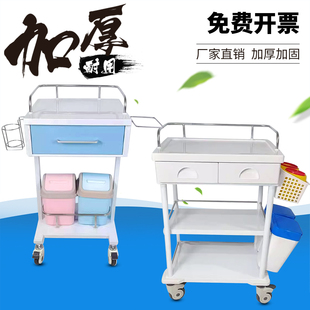 医用急救车手术室豪华加厚送药车护士治疗车多功能彩钢仪器车