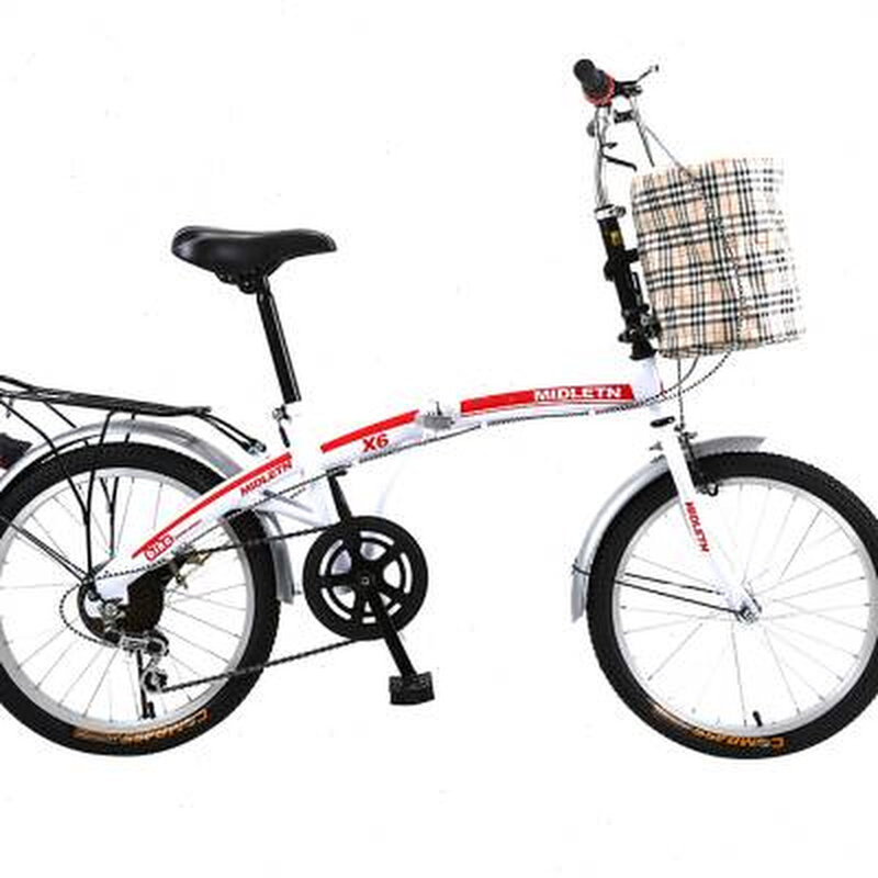 三河马20英寸折叠车变速成人儿童男女款通用便携式学生单车自行车