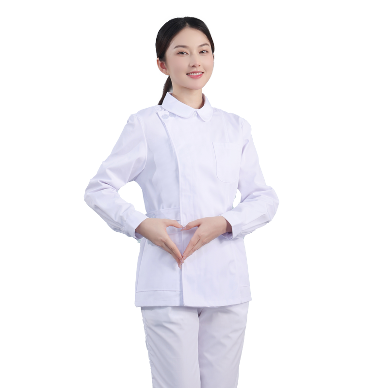 护士服女款短袖分体套装夏薄款圆领医院口腔牙科护理护工工作服