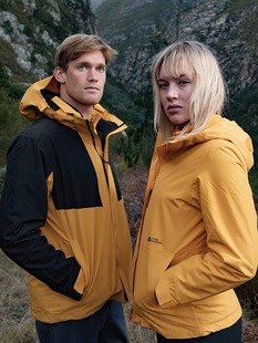 牧高笛冲锋衣三合一加绒男装女装可拆卸加厚防风防水外套户外服装