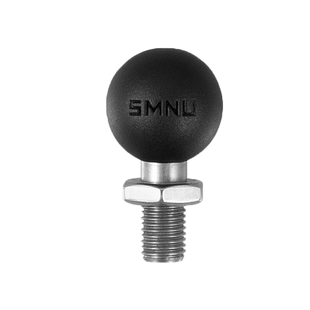 SMNU十玛25mm镜座球头M10螺丝手机支架M8螺纹M6跑车春风SR250GSX