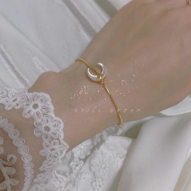 苍兰诀同款骨兰手镯月牙手链