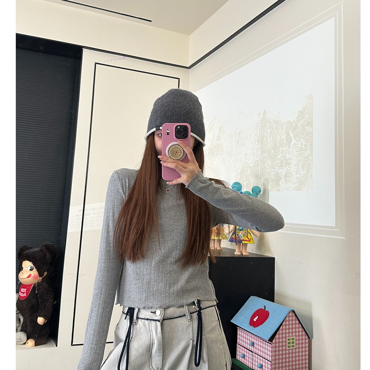 CHACHA【基调】休闲时尚百搭纯色T恤