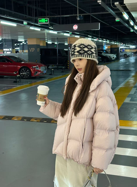 CHACHA【雪芙花笺】休闲时尚百搭95白鸭绒羽绒服