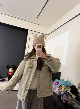 CHACHA【里约日落】休闲时尚百搭夹棉牛仔外套