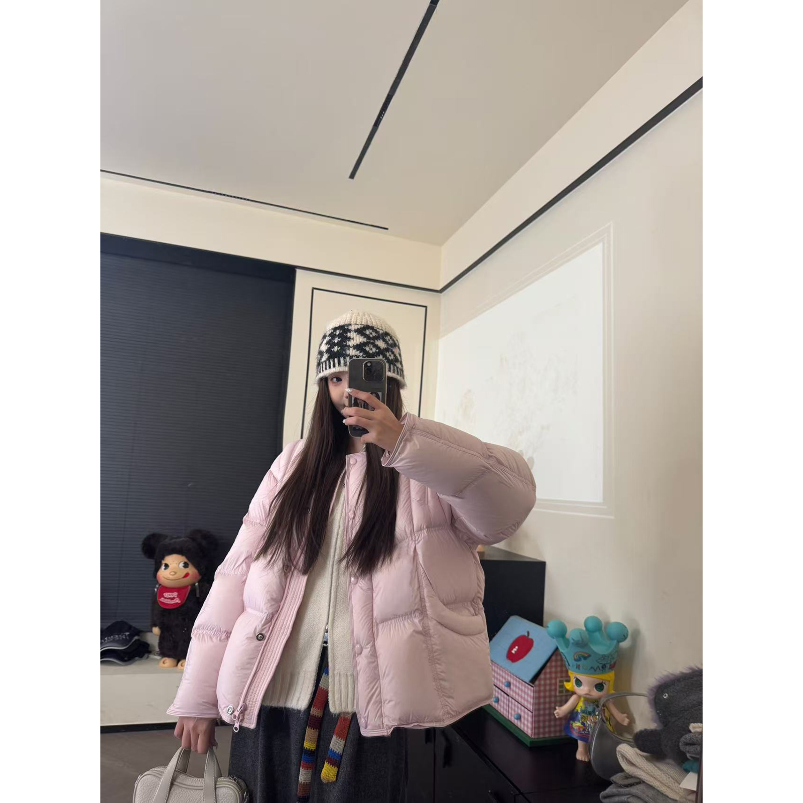 CHACHA【海宝蓝】休闲时尚百搭95白鸭绒羽绒服