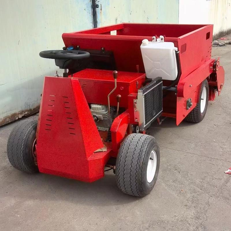 汽油小型冲砂机 座驾式冲砂机 多功能梳草冲砂一体机