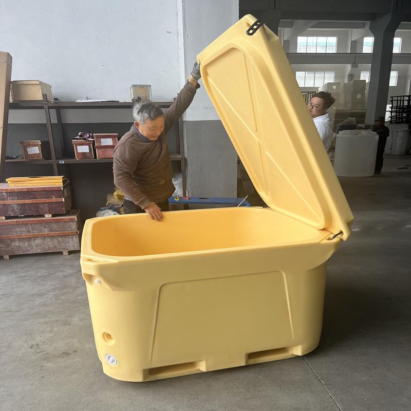 滚塑户外保鲜箱1000L冷暖两用保温箱便携式冷藏箱异形加工