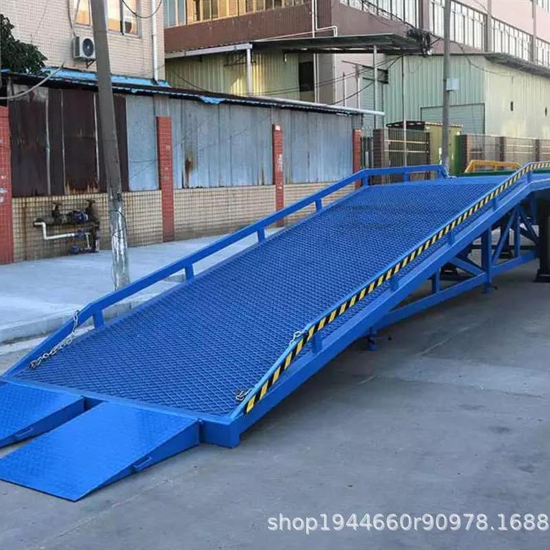 登车桥移动装卸货平台集装箱货柜专用叉车卸货平台10吨液压升降台