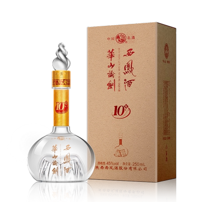 华山论剑西凤酒10年45度250ml【品鉴装】