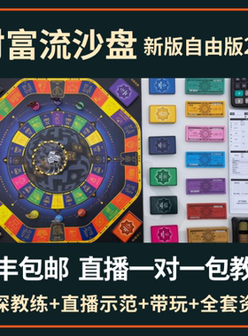 财富流沙盘游戏桌游财商现金流