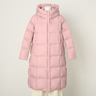 衣香 女装 211g鸭绒韩版 25冬新款 甜美连帽宽松羽绒服 专柜1999