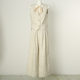 马甲外套 气质通勤短款 阔腿休闲裤 26春新款 专柜1099 女装 璐