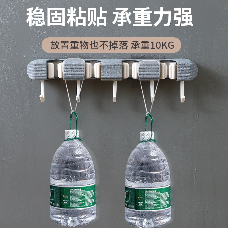 家用不锈钢拖把夹免打孔