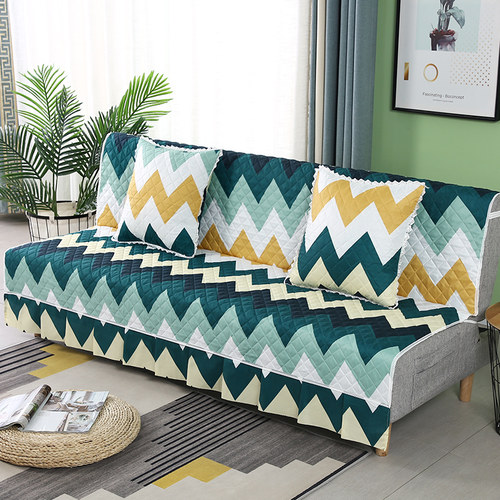 防滑简约现代折叠床沙发套罩四季