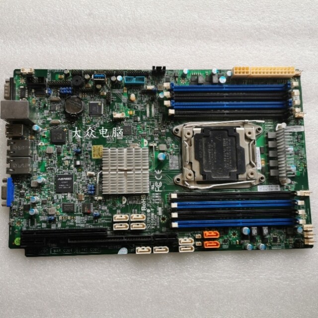 【议价】超微 X10SRW-F 主板 A2011 V3 V4 双千兆网卡 DDR4 C612