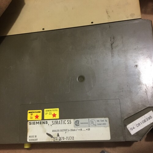 【议价】6ES5 470-7LC12 7成新 实物图 议价