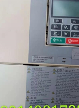 【议价】H1000变频器 CIMR-HB4A0060ABCCIMR-HB4A0060成色新面