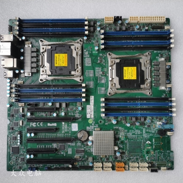 【议价】超微 X10DAi 图形工作站主板 E5-26系列 V3V4 C612芯片组
