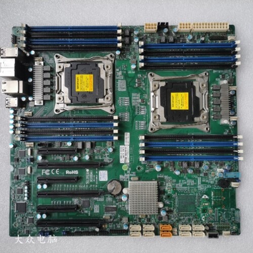 【议价】超微 X10DAi 图形工作站主板 E5-26系列 V3V4 C612芯片组