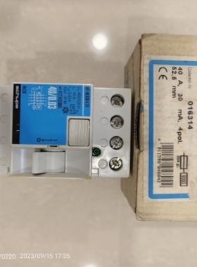 【议价】西德schupa蜘蛛漏电开关NFI63/0.03 63A/NFI40.030.4.31