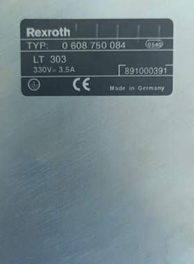 【议价】Rexroth 力士乐 LT303 0608 750 084实物拍摄