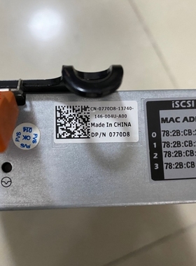【议价】PowerVault MD3200i 控制器 4口 iSCSI 0770D8 770D8 测