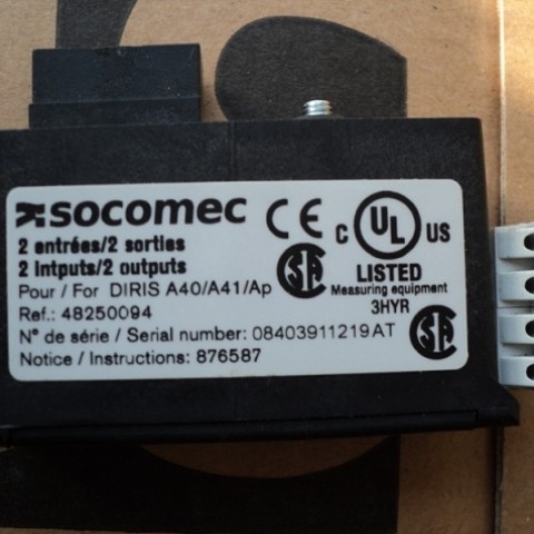 【议价】D A40溯高美 SOCOMEC 48250094 pour for diris a40/a41/