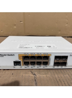 【议价】MiKrotik 路由CRS112-8P-4S-IN 交换机