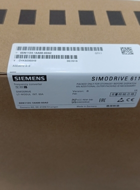 【议价】未拆封1118伺服轴卡6SN1118-0DG22-0AA1