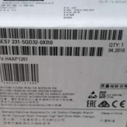【议价】6ES7231-5QD32-0XB0 S7-1200 SM1231模块6ES72315QD320XB图片