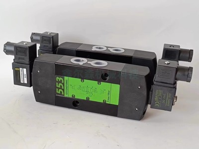 SCG553A001MS G553A001MS 大流量电磁阀 二位五通管式电磁阀