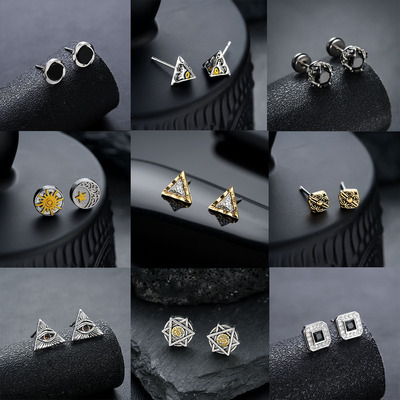 Men'sEarrings耳钉男士新款时尚