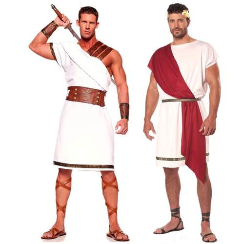 Ancient Greek Roman Gladiator Costume Adult Men Halloween