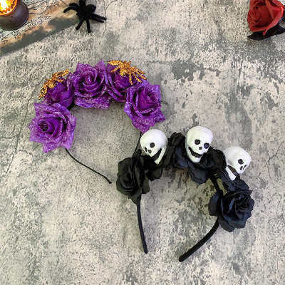 HalloweenGhostSkullHeadband
