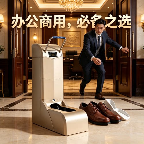 思科铭全自动充电无纺布鞋套机
