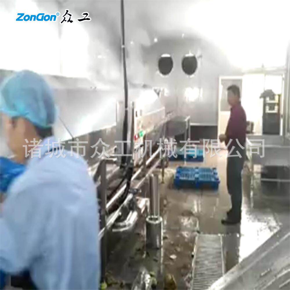 源自头厂鹌家全动鹑BK300蛋剥壳流水线大型鹌鹑全自动蒸煮蛋剥壳