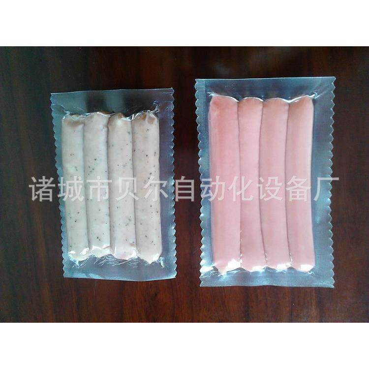 火腿热狗肠全自动真包装装机全自空动拉膜真空包装机包装机真伸空
