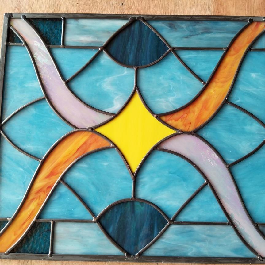 彩色镶嵌玻璃窗屏穹顶教堂巴洛克玻璃中空彩色玻璃热弯玻璃穹顶