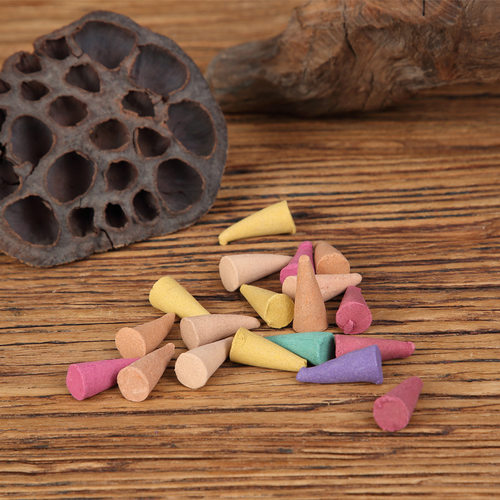 适用 塔香粒沉香檀香花香粒宝塔香家用室内香薰卫生香锥香源a0198