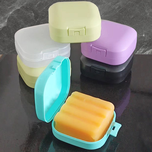 旅行香皂盒带盖便携随身