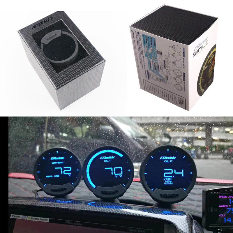 SIRIUS CAR MODIFIED INSTRUMENT OBD LCD MULTI-FUNCTION SPEED WATER TEMPERATURE EXHAUST TEMPERATURE VEHICLE SPEED TURBINE OIL TEMPERATURE | PRESSURE GAUGE