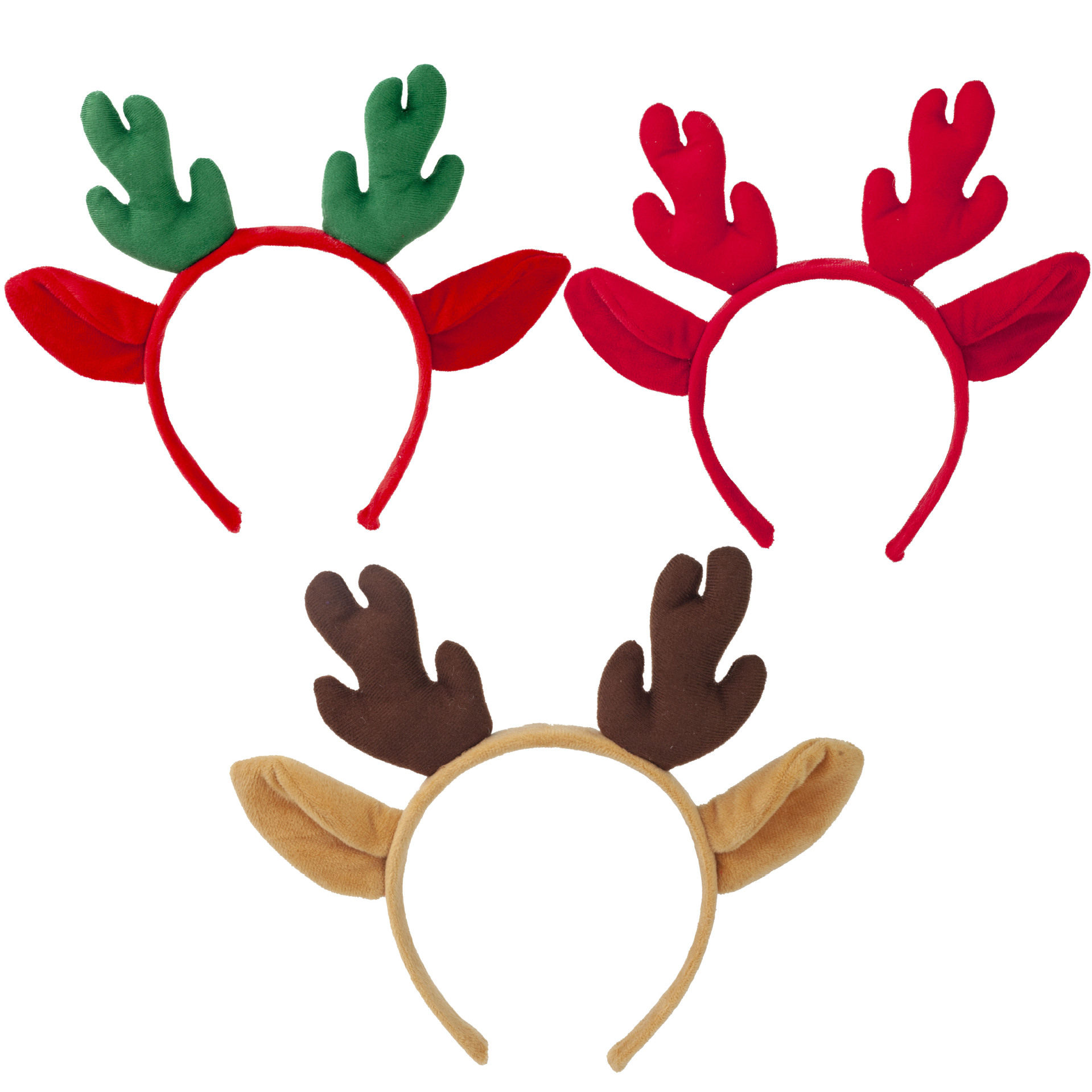 圣诞节鹿角发箍可爱麋鹿发饰跨境派对舞会装饰头饰儿童驯鹿头箍