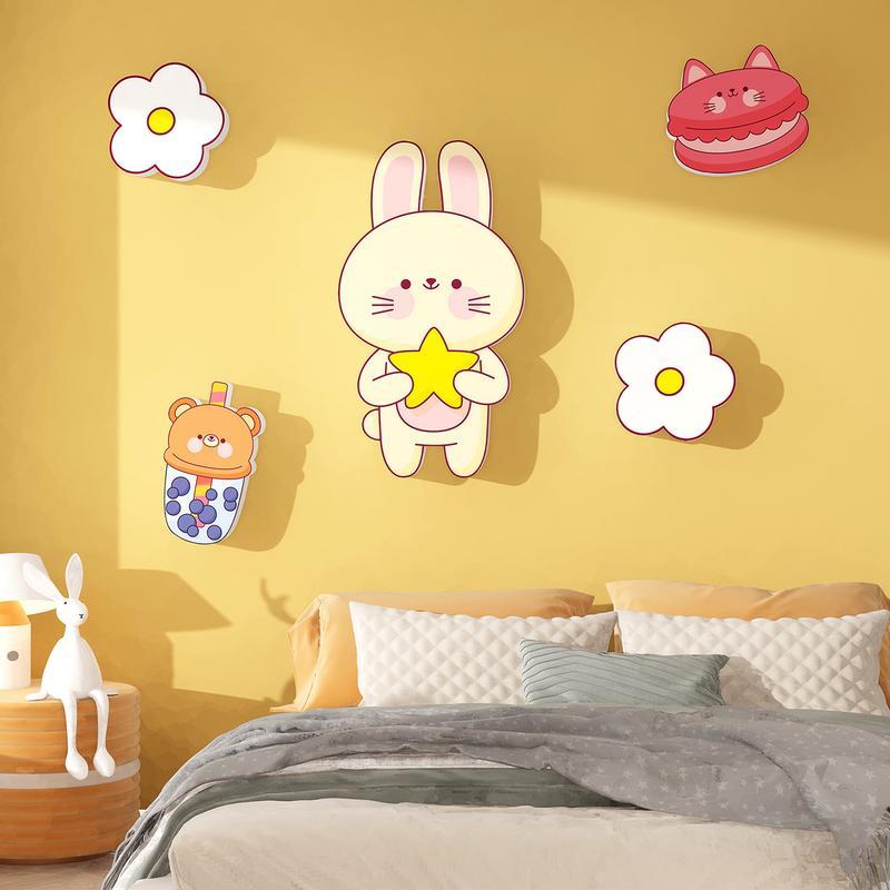 房间布置立体墙贴儿童房书房卧室背景墙衣柜门遮丑补洞房间装饰贴