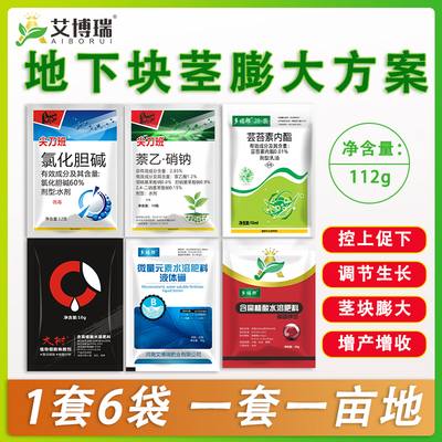 地下猛长膨大素套餐红薯土豆姜芋头山药防裂控旺增甜地下块茎专用