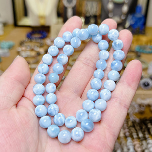 海纹石两圈手链串7.9MM克重36.8