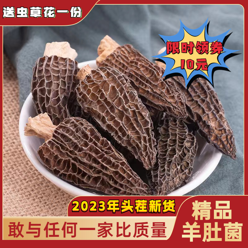 头茬羊肚菌高山无污染无添加孕妇