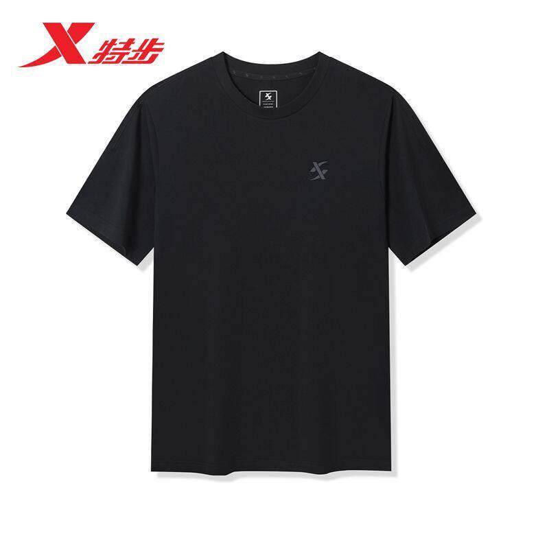 特步XDNA短袖针织衫男2026夏季新款宽松透气圆领短T974229010115