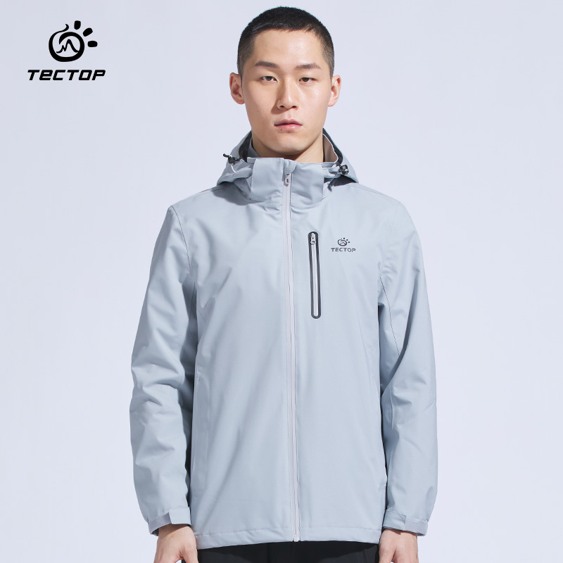 探拓单层冲锋衣男女春夏式户外防风防雨透气外套