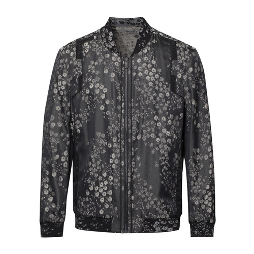 ANDREWMACKENZIE翻领花卉夹克